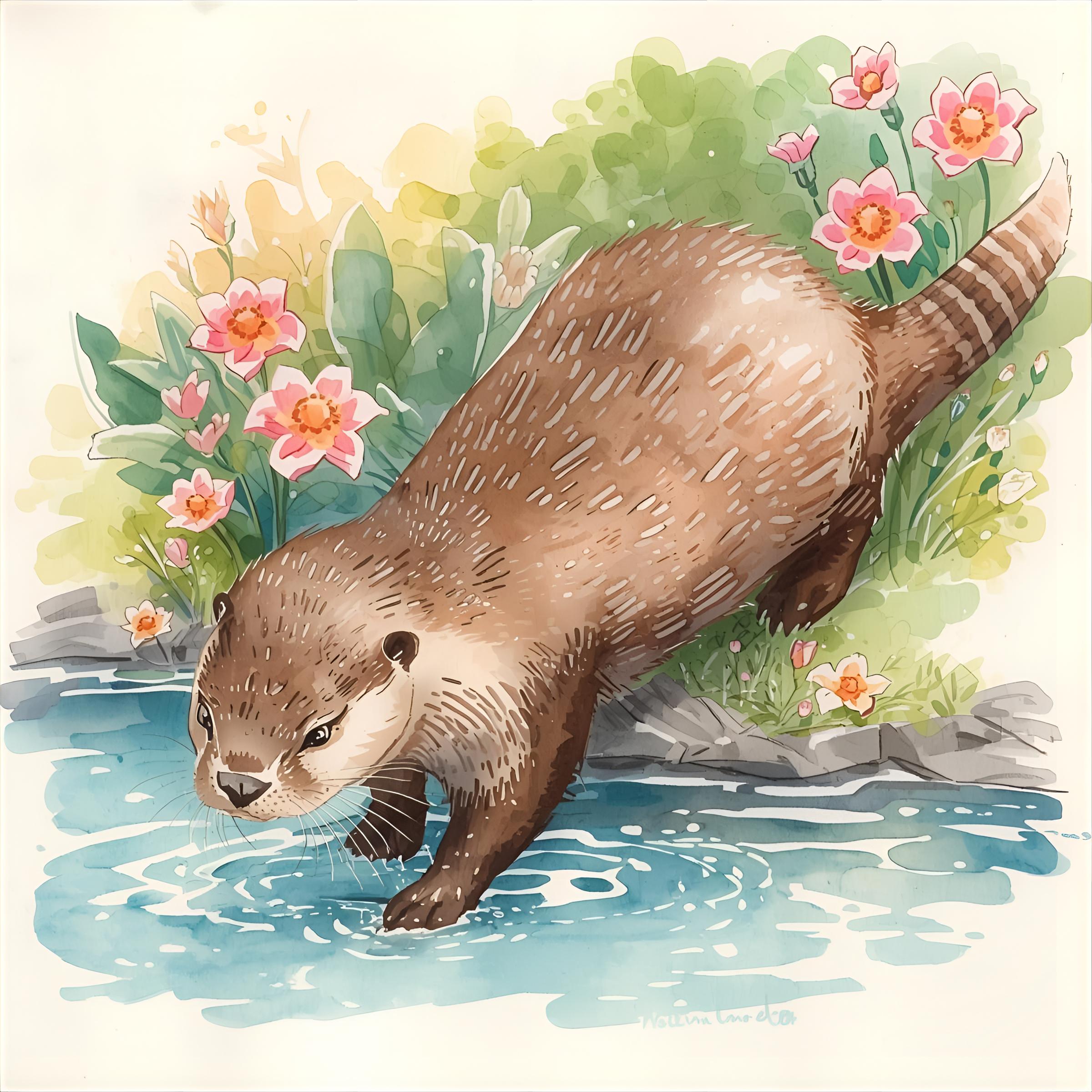 昔日本にいたニホンカワウソ