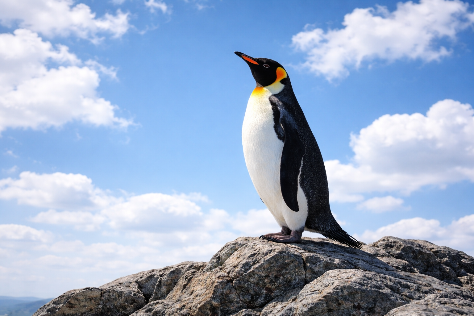 野外のペンギンのイメージ