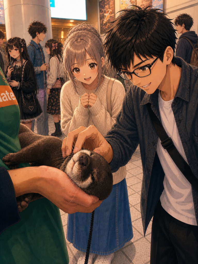 カワウソに触れた日