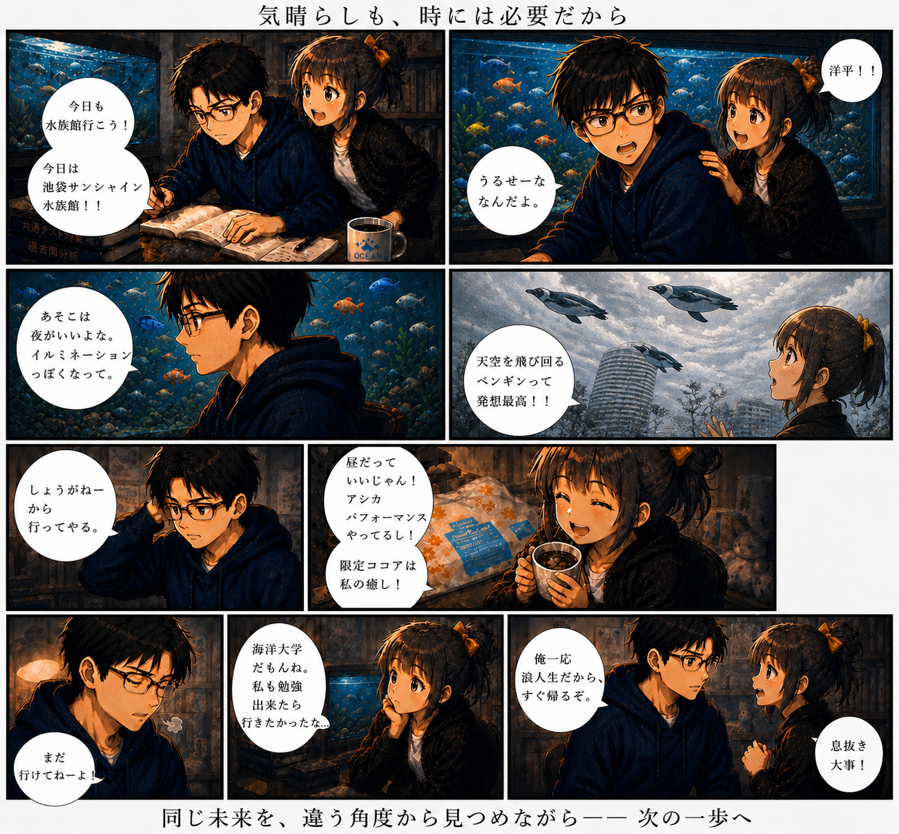 池袋サンシャインに行く漫画！